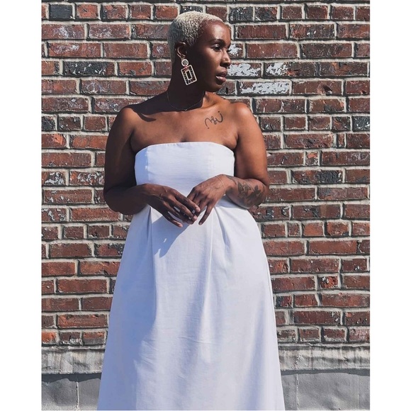 NWT Strapless Column Ankle-Length Dress from Future Collective | Jenee Naylor 16 - Picture 4 of 7